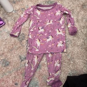 Little sleepies purple unicorn 18-24 month